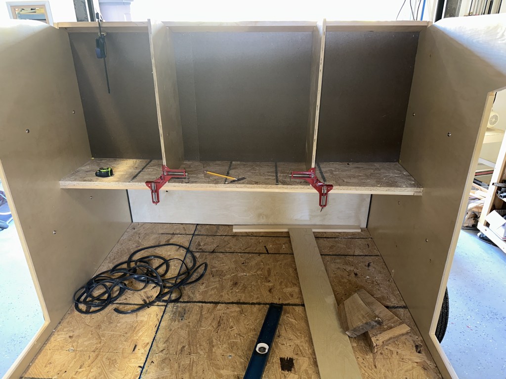 Started cutting dividers